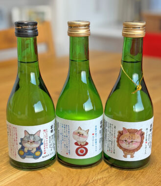 榎酒造様_2025年保護猫活動ラベル第1弾イラスト_1