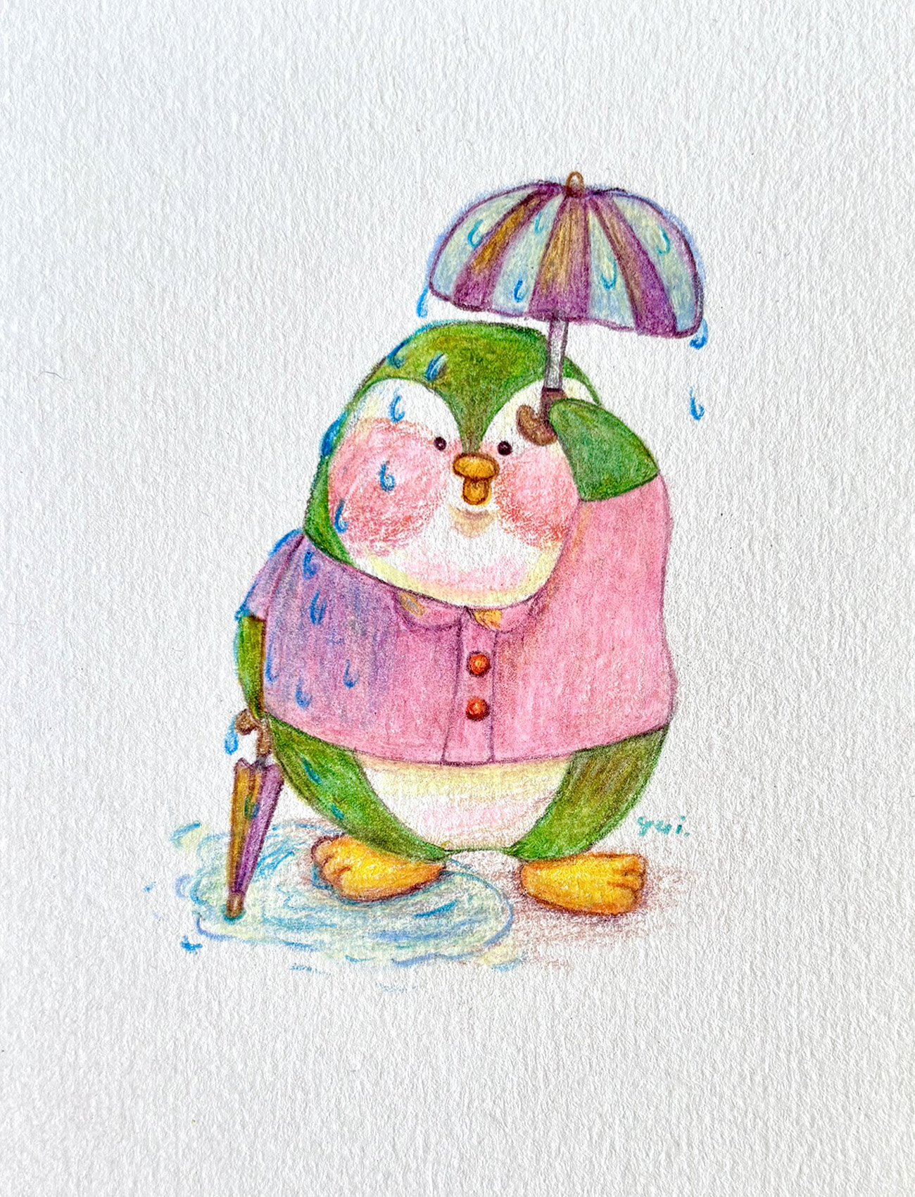 ずぶ濡れのお友達が遊びに 2025年